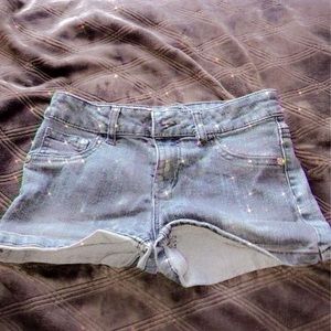 jean shorts from justice
